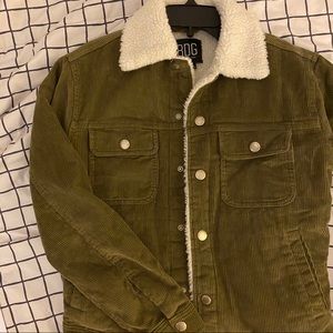 Urban Outfitters Corduroy Sherpa-Lined Jacket